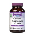 Bluebonnet Calcium Magnesium 1:1 Ratio Vegetarian Capsules, 90 Count