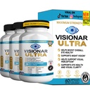 Visionar Ultra Eye Health Supplement, 24 Vitamins and Minerals, Lutein, Bilberry Extract, 60 Capsules (3)