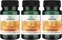 Swanson Vitamin K2 (Menaquinone-7) - Vitamin Supplement Supporting Cardiovascular and Bone Health - Made from Japanese Natto to Help Regulate Calcium - (30 Softgels, 100mcg Each) (3 Pack)