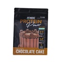 Just Move Protein - Chocolate Cake - Vegan (Plant Based), Organic, Dairy Free, Soy Free, Gluten Free, Keto, Peanut Free, 20g Protein, Low Carb, Non GMO (15 Servings)