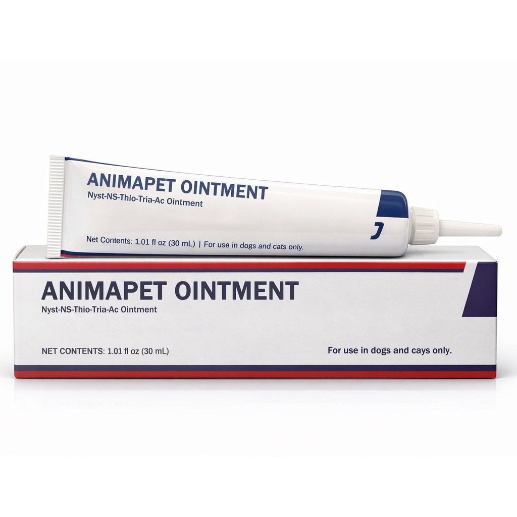 Animapet Ointment for Dogs | Dog Yeast Infection Treatment | Supports Ear Discomfort, Itchy Skin, Hot Spots | 1.01 fl oz