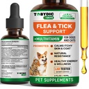 Flea & Tick Prevention Support - Oral Flea Natural Control & Treatment for Dogs and Cats - Herbal Medicine for Small and Large Dogs with Multivitamin Pet Supplement