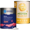 Gnarly Nutrition Golden Milk Vegan Protein Powder BCAAs Fruit Punch (10.58oz)