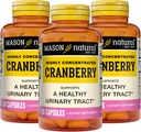 MASON NATURAL Cranberry גבוה ריכוז של 900 מ"ג, 3 חודשים אספקה, Antioxidant & Immune Health, תומך בריאות Urinary Tract, 3 Pack