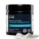 Four Leaf Rover Bifido for Fido - Dog Probiotics for Digestive Health and Gut Health and Immune Balance - 50 Billion CFU - Veterinarian Formulated - 30 Day Large Dog Supply