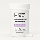 Human Strain Bifidobacterium Adolescentis Probiotic | Fewer Urgent Bowel Movements, Reduced Bloating/Gas, & Digestion Support | Clinically Studied | 30ct (30 Day Supply)