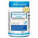 Life-Space Triple Strength Broad Spectrum Probiotic, 96 Billion CFU & 15 Diverse Strains, Redouble Formulated for Digestive Health & Immune Health, Probiotics for Women & Men - 30 Veg Capsules