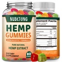 Hemp Gummies High Potency Extra Strength Hemp Oil Extract Organic Edible Gummy Supplement for Adult Gummy for Sleep, Pain, Anxiety