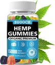 SUO Organic Fruit Gummies Extra Strength Natural Pure Extract Low Sugar Omega 3 6 9