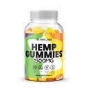 Natural Hemp Gummies High Potency Pure Organic Hemp Oil Supplement - Natural Edibles Gummies Gomitas Extra Strength L-Theanine Ashwaghanda