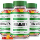 NutraRize (Pack of 3 Bliss Bites Hemp Gummies, Supplements for Tranquility, A Daily Indulgence of Relaxation, Reviews (180 Gummies)