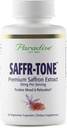 Paradijs Kruiden Saffer-Tone, Saffron Extract, Active Whole Spectrum Extract, Super Potent, Ultra Pure, Veganistisch, Non-GMO, Glutenvrij, 60 Vegetarische Capsules