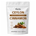 Elorita Ceylon Cinnamon Softgels with MCT Oil, Gluten Free, 300 Softgels