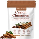 Metabolae Ceylon Cinnamon, Ceylon Cinnamon Capsules with MCT Oil, 300 Softgels, Highly Bioavailable Herbal Extract, Non-GMO, Gluten Free (1PCS)