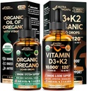 NUTRAHARMONY Organic Oil of Oregano & Vitamin D3 K2 Drops