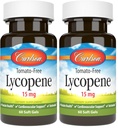 Carlson - Lycopene, 15 mg, Tomato-Free, Prostate Health & Circulation Support, Optimal Wellness, 60 Softgels (Pack of 2)