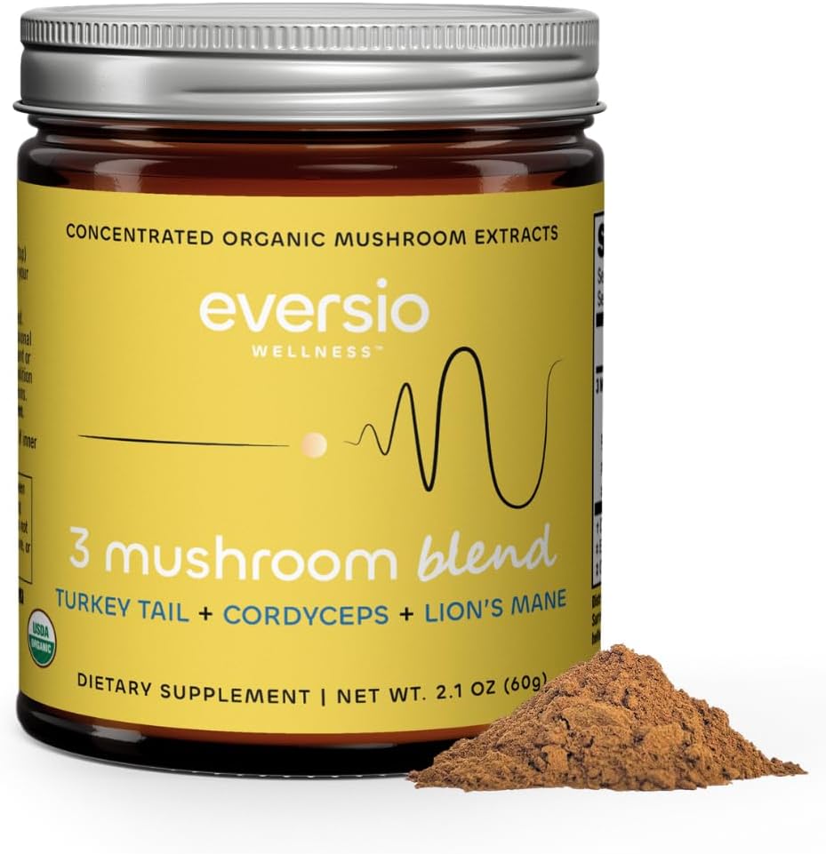 3 Mushroom Bleb - Awaken brings 60g (60g) Mushroom Powder pha chế cho Mushroom coffees hoặc mịns - Lions Mane, Thổ Nhĩ Kỳ đuôi - >32% Beta-D-Glucans!
