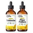 Wild & Organic Yohimbe Tincture 4 fl oz & Pine Pollen Tincture 4 fl oz