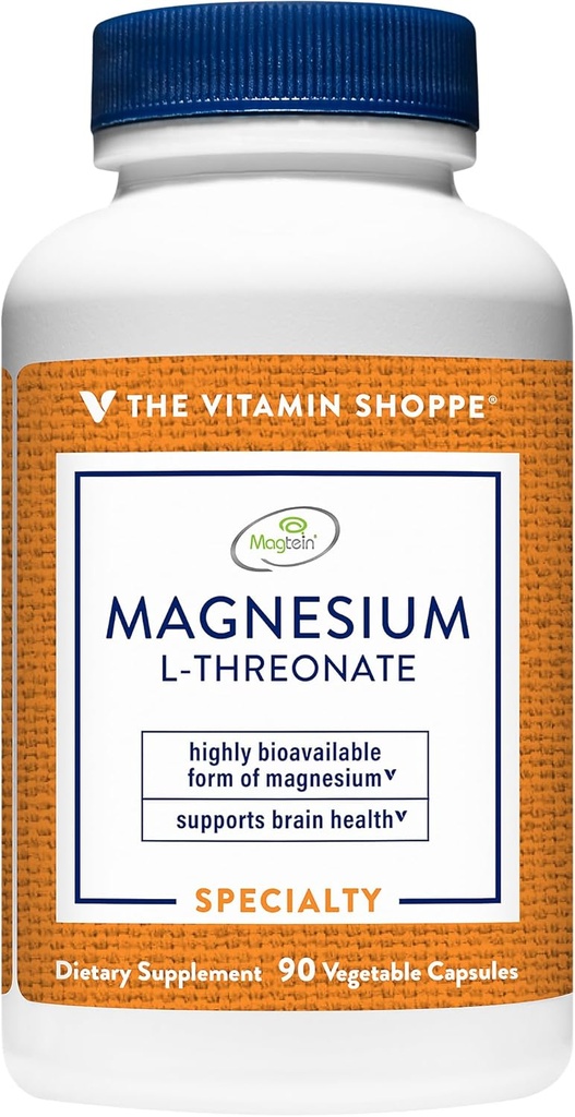Magnesium Threonat - unterstützt Gehirngesundheit (90 pflanzliche Kapseln)