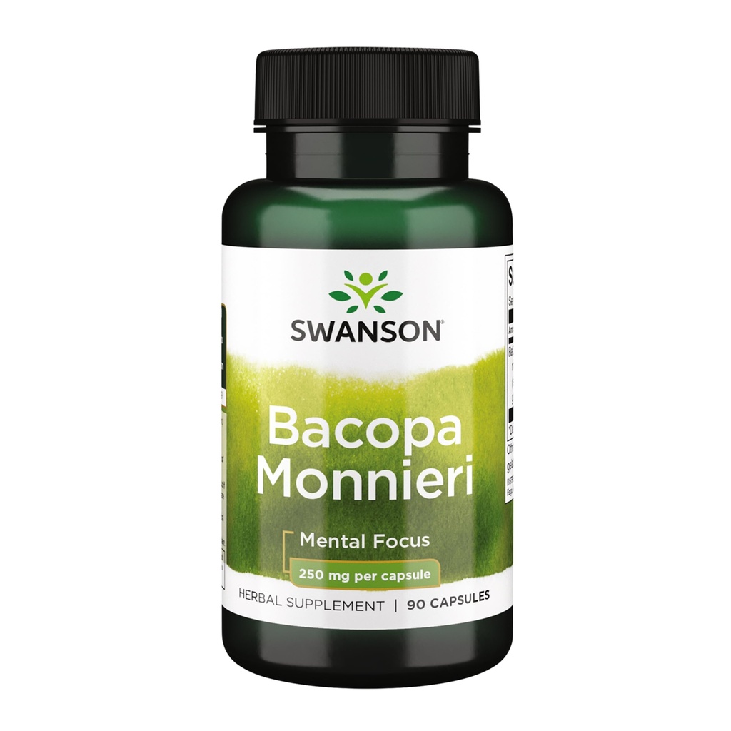 Swanson Bacopa Monnieri Extract Bacognize 250 Milligrams 90 Capsules