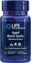 Life Extension Aged Black Чесън, Heart Health Support Appliment, Кръвно налягане Здравна поддръжка, Cholesterol Здравна поддръжка, Once-Daily, Gluten Free, Vegetarian, Non-GMO, 30 капсули