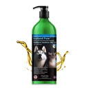 Sardine Anchovy Oil | 1296mg Omega | Unscented Pharmaceutical Grade | For Dogs & Cats | BPA-Free Brushed Aluminum Epoxy Coated Bottle with Pump 17 OZ