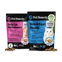 Cat Multivitamin & Skin Health Virtual Bundle – Multivitamin Chews 90 Day + Skin & Coat Health Chews 30 Day Supply