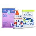 Native Pet Daily Wellness Bundle & Dog Anxiety Relief – 11-in-1 Vitamins and Supplements, Omega 3 Fish Oil for Dogs & Calming Supplement for Gut, Skin, Coat, Joint & Immune Support