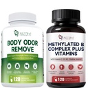 Migcopat Methylated Multivitamin Plus + Chlorophyll Body Deodorizing Supplement, Fresh Breath & Whole-Body Freshness, 120 Caps