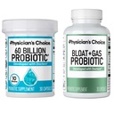 Physician's CHOICE Bloat & Gas Probiotic 30ct + 60 Billion Probiotic 30ct - Digestive Wellness Bundle