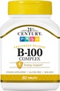 21st Century Vitamin B-100 Complex 60 Count (2 Pack)