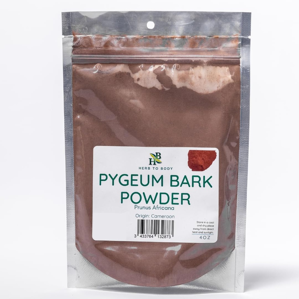 Herb To Body Pygeum Bark Powder 124; Prunus Africana 124; Wildmade 124; 4oz