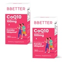 BBETTER CoQ10 100mg Softgels, Kaneka Ubiquinol® - Active Form of Coenzyme Q10, Antioxidant for Heart Health, Healthy Blood Pressure Levels, Beneficial to Statin Users, 120 Count