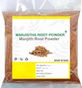 Manjistha Root Powder,100g, Rubia Cordifolia, Tamravalli Manjistha, Majeeth Root Powder, (Pack of 1 x 100g)