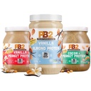 PB2 Performance Protein Powder Bundle - 2 lbs Dutch Cocoa Peanut, 2 lbs Madagascar Vanilla Peanut, 1 lb Madagascar Vanilla Almond - Vegan, Non-GMO, Gluten-Free, Non-Dairy, High Protein [Pack of 3]