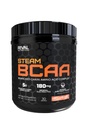 Rival Nutrition Steam BCAA I 30 Servings I 5g Branched Chain Amino Acids and 180mg Electrolytes Per Serving I Recovery and Hydration Support for Men & Women I Instantized Powder (Peach Mango)