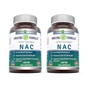 Amazing Formulas NAC 600 Mg | N-Acetyl Cysteine Supplement | Capsules | Non-GMO | Gluten Free | Made in USA (2 Pack, 250 Count)