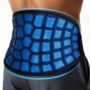 Hilph 2 Hours Long Lasting Ice Pack for Back Pain Relief - Large Cold Pack Wrap with Ice Grid Design for Lower Back, Reusable Cold Compress for Waist, Lower Lumbar, Sciatica, Tailbone, 15.2'' x 9.3''