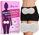 Portable Adhesive Self Heating Pads (5 Count) for Menstrual Cramps & Backache Relief – Thermal Therapy Heat Patches for Period Pain – Non-Electric Menstrual Heatwraps
