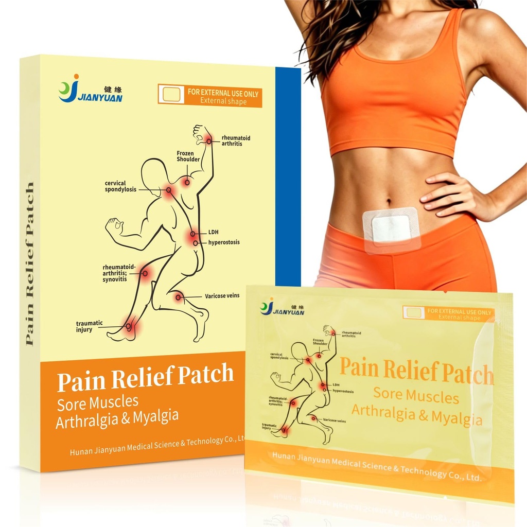Heat Patches for Menstrual Cramps – 12H Far-Infrared Herbal Warmth for Period Pain & Lower Back Aches, Drug-Free Adhesive Heating Patch for Abdomen (10 Count)
