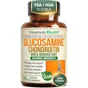 Vegan Glucosamine Chondroitin MSM – Joint Supplements for Men and Women with Glucosamine Sulfate 1500 mg – Joint Health Supplement for Cartilage, Mobility & Joint Support – 180 Capsules