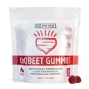 ZHOU CoQBeet Gummies - Beet Root Gummies for Men & Women, Heart Health & Cellular Energy Support Supplement, 300 mg Beetroot & 200 mg CoQ10, Vegan, Gluten Free, Natural Huckleberry Flavor - 50 Count