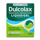 Dulcolax Stimulant Laxative Liquid Gels, Predictable & Effective Constipation Relief, Relieves Constipation Related Symptoms, Bisacodyl 5 mg, No Added Parabens, Gluten-Free & Sugar-Free, 72-Count