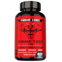Prime Labs Prime Test Pro - Testosterone Supplement for Men - Test, Vitality, & Energy Booster - with Ashwagandha, PrimaVie Shilajit Extract, & DIM - 120 Capsules