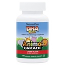 NaturesPlus Animal Parade DHA Children's Chewables - Natural Cherry Flavor - 90 Chewable Animal-Shaped Tablets - Omega 3 Fatty Acid Supplement - Gluten Free - 30 Servings