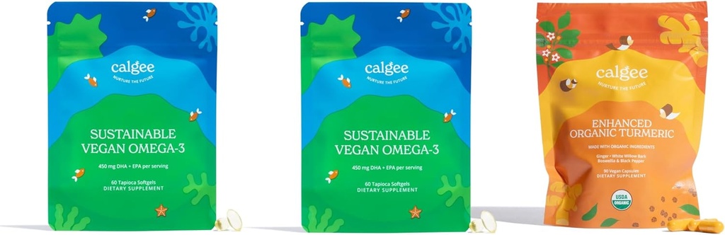 Vegan Omega-3 2-Pack + USDA 有机涡面