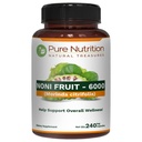 Pure Nutrition Noni Fruit Extract 300mg | 240 Caps | Each Serving Offers Benefits of 300mg of Noni (20:1) Extract I ONE Daily | Vegan Friendly