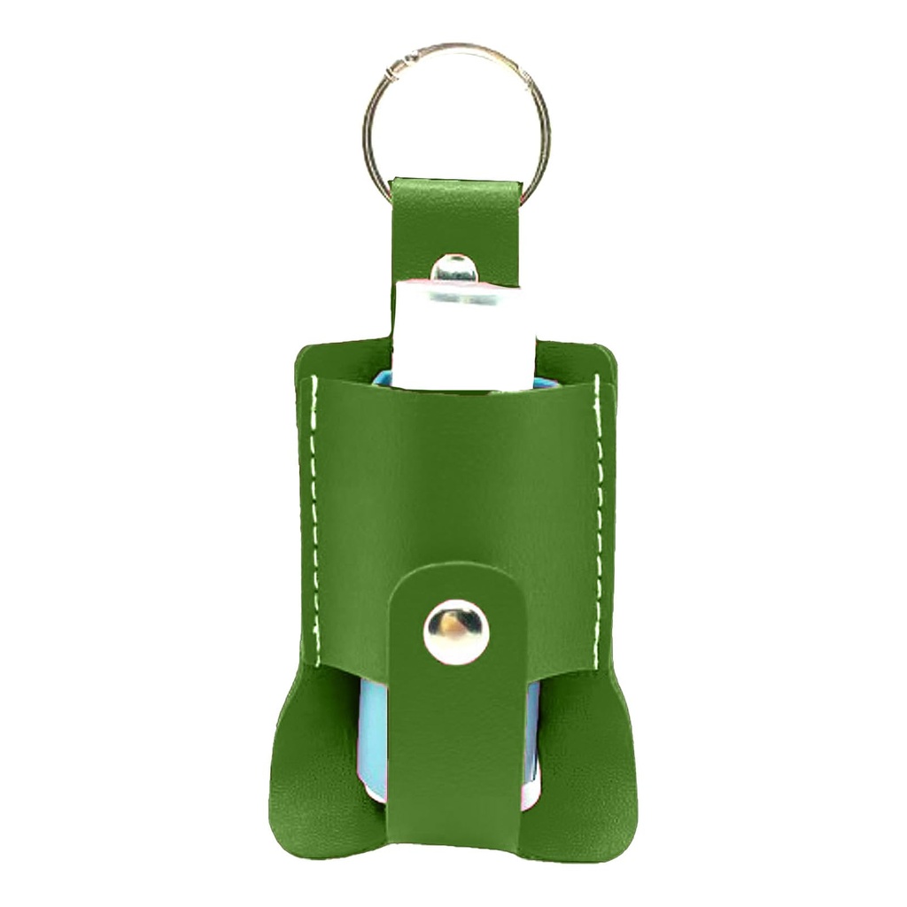 Inhaler Travel Case for Asthma - Medical-Grade PU Leather Holder with Detachable Keychain