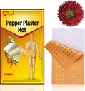 Capsaicin Patches & Pain Patches, Heat Patches for Back, Knee, Neck, Shoulder, Muscle (L (3.94" * 7.09") 10 Count)