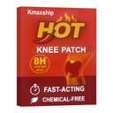 Hot Capsaicin Knee Patches 14pcs, Fast-Acting Heating Capsicum Patch for Knee Support, Natural Made Long-Lasting Adhesive Knee Relief Warm Patches
